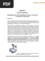 ANALÍTICA PRÁCTICA 7. DETERMINACIÓN DE PH