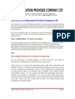 Welcome To HK Education Provider Company LTD