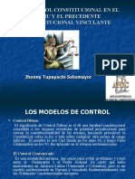 El Control Constitucional en El Peru