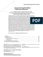 Behavioral and Cognitive Effects of Microwave Exposure