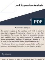 Correlation and Regression Analysis