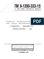 Compass, Magnetic, Unmounted: M2: Department of The Army Technical Manual