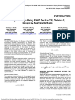 PVP2009-77838 Weight Savings Using ASME Section VIII, Division 2, Design-by-Analysis Methods