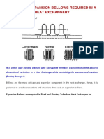 When Is An Expansion Bellows Required in A Heat Exchanger