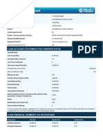 Loan Account Statement For T88Erfhf155748: Component Due (RS.) Receipt (RS.) Overdue (RS.)