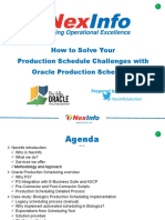 NexInfo - How To Solve Your Production Schedule Challenges With Oracle Production Scheduling For OVOAUG