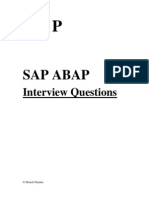 SAP ABAP Interview Questions