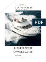 Carver Yachts 43 Super Sport 2008 Owners Manual