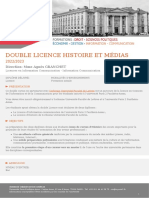 Double Licence Histoire Et Médias