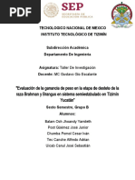 Evaluación de La Ganancia de Peso en La Etapa de Destete de La Raza Brahman y Brangus en Sistema Semiestabulado en Tizimín Yucatán