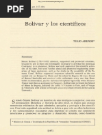 Bolivar y Los Cientificos042167184