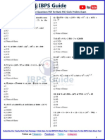 Expected Simplification Questions PDF For Bank PO/ Clerk Prelims Exam