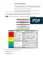 Designación Colores Dispositivos de Señalización