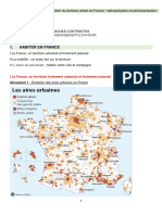 La Recomposition Du Territoire Urbain en France Géographie Premières