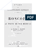 Le Climat À Roscoff - Docteur Louis Bagot 1899