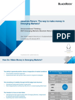 Absolute Return: The Way To Make Money in Emerging Markets?