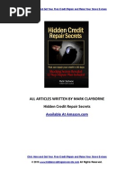 Hidden Credit Repair Secrets