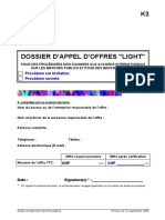 k3 Dossier Appel Offres Light Marches Simples Peu Importance