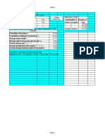 Input Parameters Utilization Table: Directions: Click On The Change Inputs/Run Button