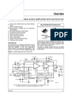 Exelente Amplificador de 100w TDA7294