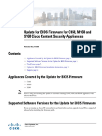 Update For BIOS Firmware For C160, M160 and S160 Cisco Content Security Appliances