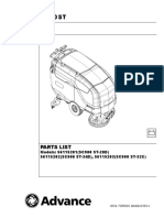 Advance sc900 Parts Manual