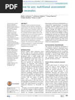 Abcde Approach For Nutritional Assesment