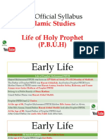 Life of Holy Prophet (Pbuh