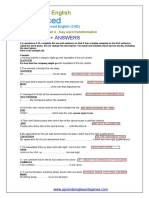 70 Cae Key Word Transformations + Answers