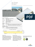 Kingseam Data Sheet: Insulated Standing Seam Roof Panel System