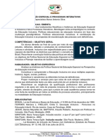 Apostila Educação Especial e Processos Interativos - Famma