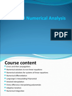 MTH 2203 Numerical Analysis