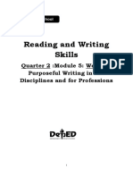 MODULE 5 Week 14 Lessons 5 and 6 Writing A Position Paper and Resume