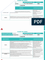 Plano de Curso 2022 - 8 Ano EF