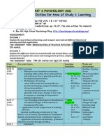 Student Outline 2011 Semester Two