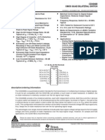 D D D D D D D D D D D D: CD4066B Cmos Quad Bilateral Switch