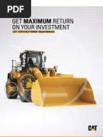 Get Maximum Return On Your Investment: CAT Certified Power Train Rebuild