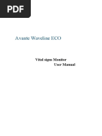 Avante Waveline Eco User Manual