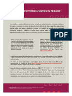 Flyer Prevención Fraude