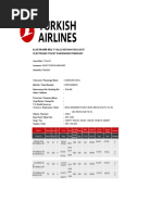 Elektronik Bilet Yolcu Seyahat Belgesi Electronic Ticket Passenger Itinerary