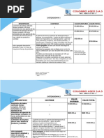 Cotizacion Servicio de Aseo y Todero