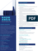 Blue and White Modern Photo Engineering Resume