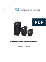 Manual Linha Online MS 1 - 20kva