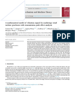 A Mathematical Model of Vibration Signal For Multistage Wind Turbine Gearboxes With Transmission Path Effect Analysis