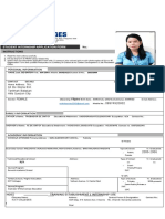 Personal Information: No. 63 de Gloria Ext. Taniman Batasan Hills Quezon City Filipino