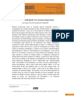 Bernard Lortat-Jacob. Una Etnomusicología Íntima