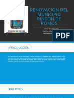 Renovación Del Municipio Rincón de Romos