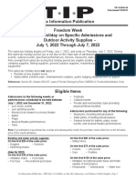 Florida Tax-Free Holiday July 1-7, 2022