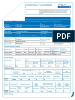 Proposer Details: Global Personal Guard Policy (Individual) - Policy Schedule