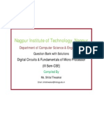 Digital Circuits & Fundamentals of Microprocessor